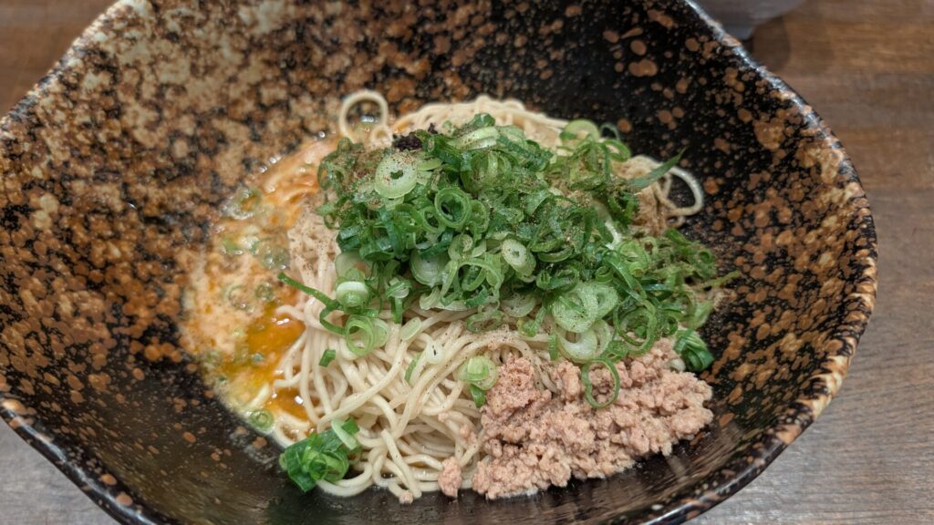 キング軒の汁なし担々麺