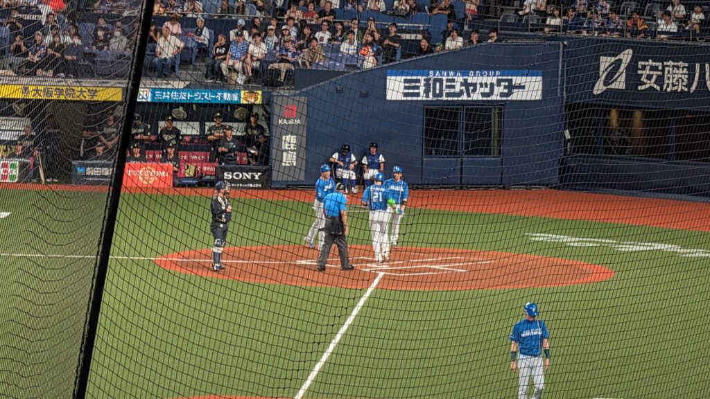 京セラドーム大阪 日本ハムファイターズ オリックス戦 試合開始